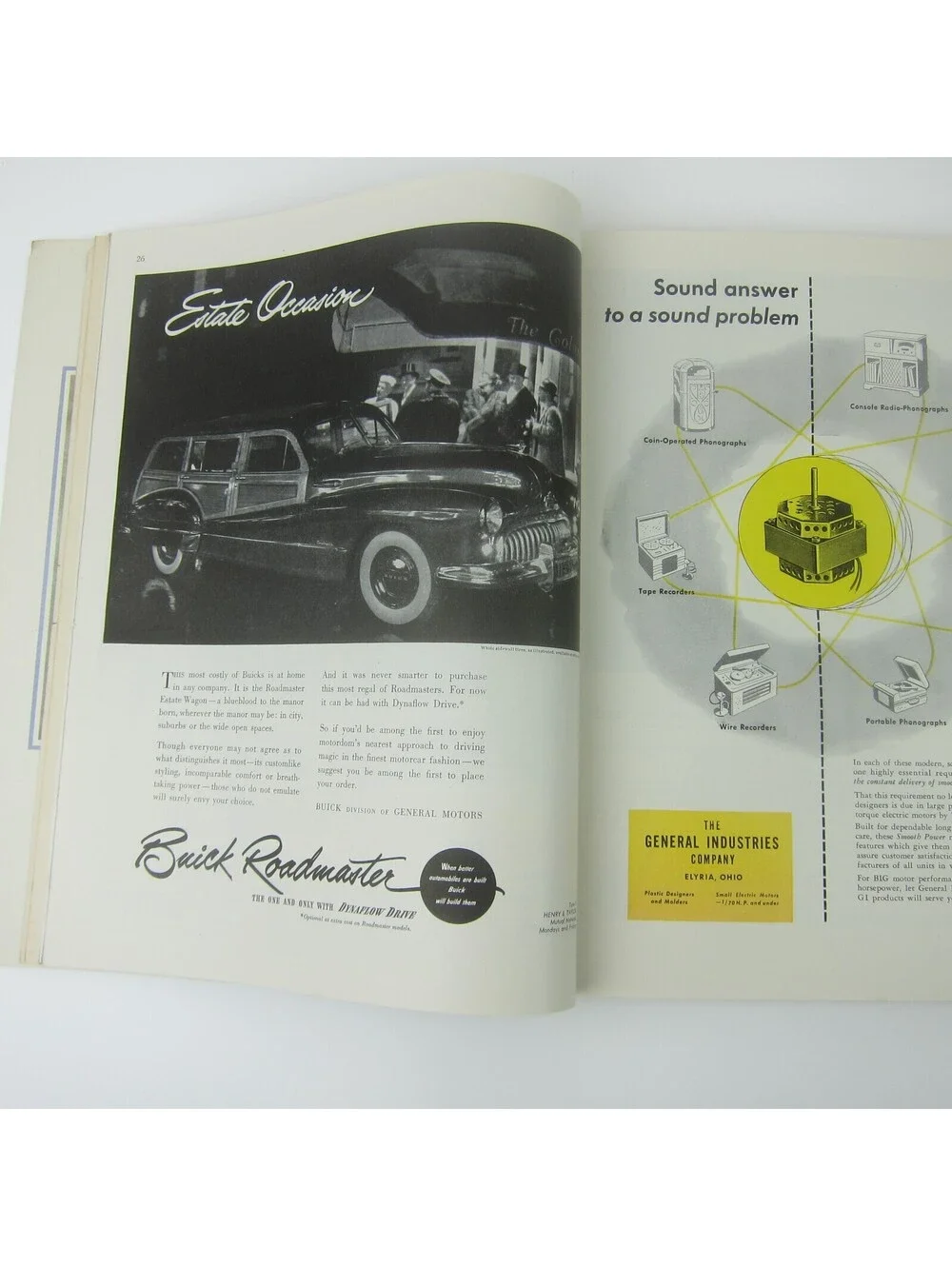 Vintage FORTUNE Magazine March 1948 Packard, Nash, Ford, Austin England, Buick